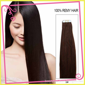 machine made remy double drawn tape in hair extentions